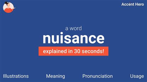 nuisance meaning
